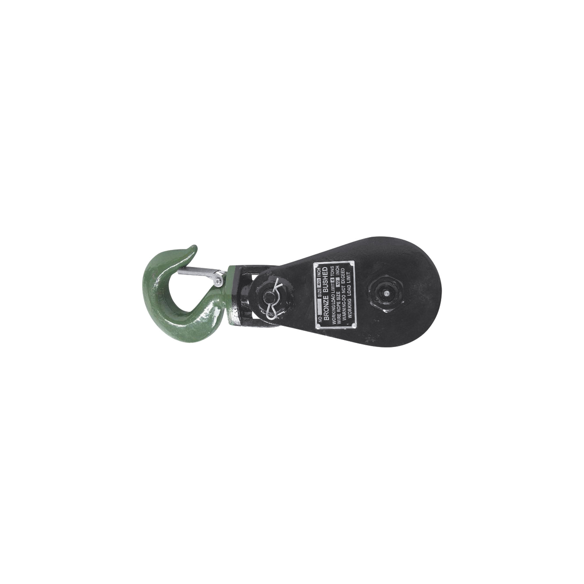 Pierce Arrow Snatch Block, 4 1/2in., 4-Ton Capacity, Model# P045